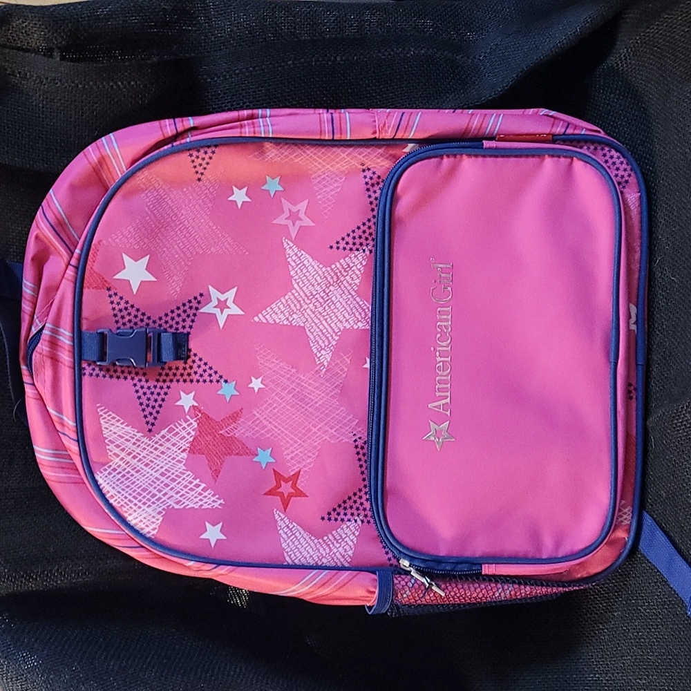 American Girl,  Pink, Stars, Backpack, Kids